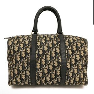 Dior Black and Tan Travel Bag